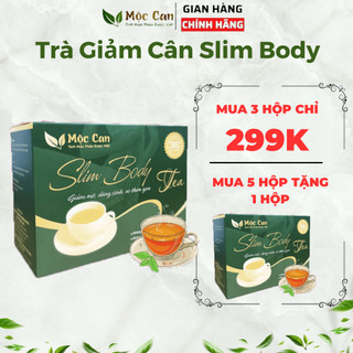 Trà Giảm Cân Slim Body Tea , trà giảm cân Mộc Can 25 túi lọc Giảm cân nhanh cấp tốc