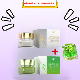 Combo kem face s.o.n giảm mụn, thâm, trắng da, chống nắng- kem face son nguyễn tiên