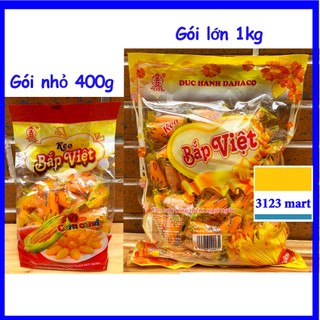 Kẹo dẻo bắp việt gói lớn 1kg, gói nhỏ 400g