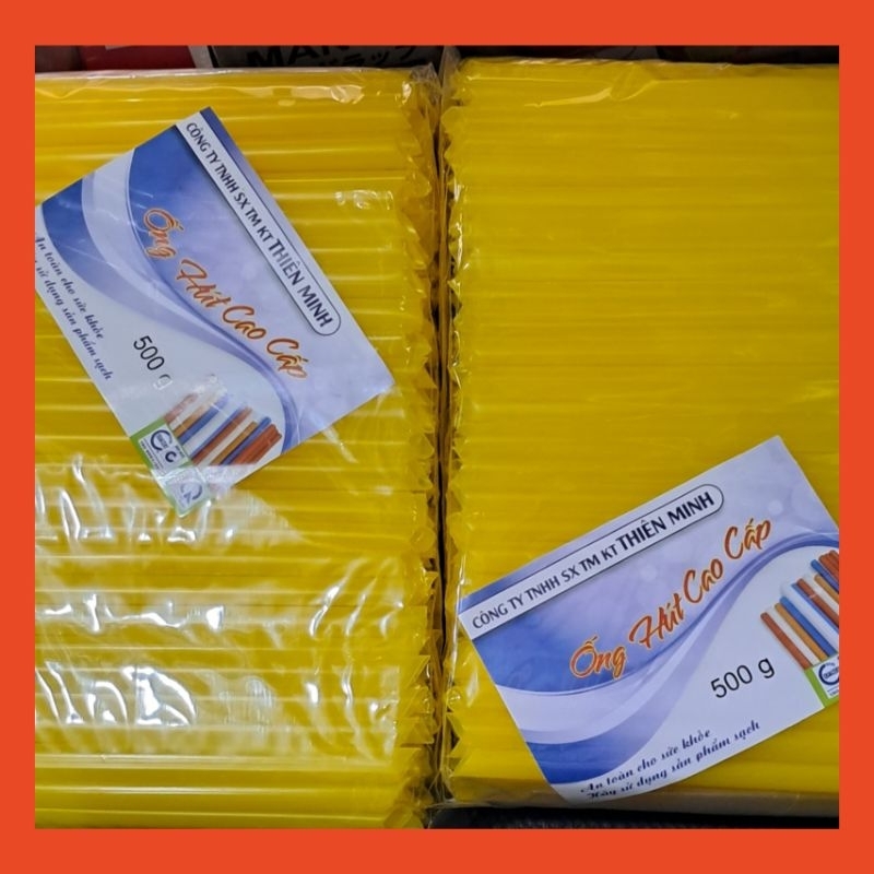 Ống hút chân châu phi 12 - MÀU ĐỎ [BỊCH 500 GR]