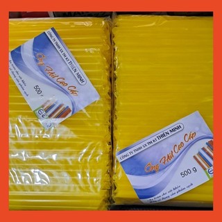 Ống hút chân châu phi 12 - màu vàng