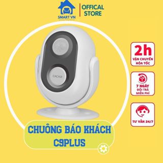 CHUÔNG BÁO KHÁCH CACAZI C9LUS TỰ ĐỘNG BÁO ĐỘNG CHỐNG TRỘM CẢM ỨNG HỒNG NGOẠI KHÔNG DÂY THÔNG MINH.