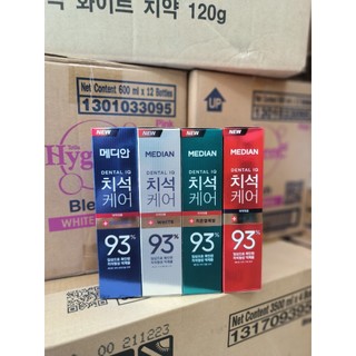 Kem đánh răng hàn quốc median dental iq 93% 120g, kem đánh răng median 93%, kem đánh răng hàn quốc