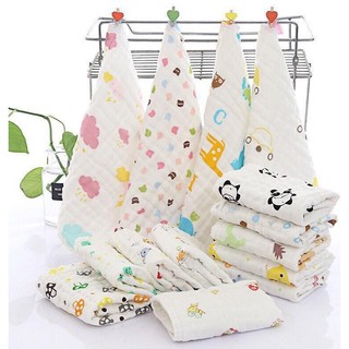 Khăn xô 6 lớp muslin kích thước 25 x 25