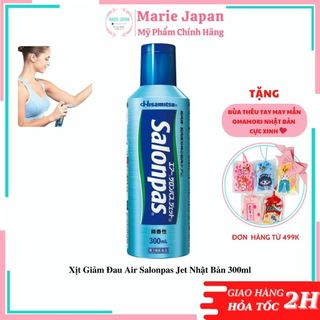 Xịt giảm đau Air Salonpas Jet Nhật Bản 300ml