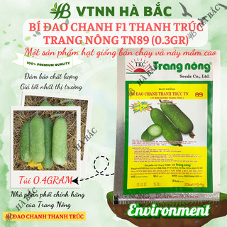 Bí Đao Chanh F1 Thanh Trúc TN88 - TN89 (0.3gr), hạt giống nảy mầm tốt, năng suất cao, trông quanh năm - Hạt giống Hà Bắc