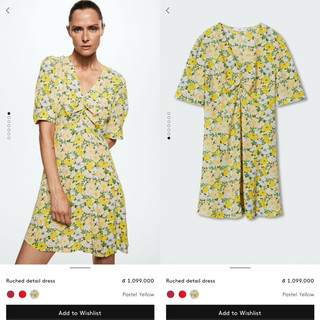 Đầm hoa Mango Auth giá sale