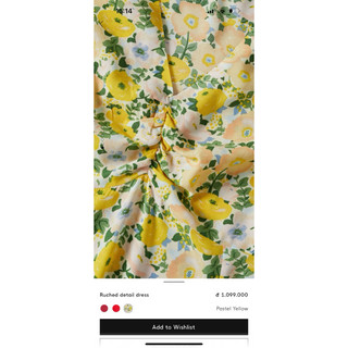 Đầm hoa Mango Auth giá sale