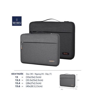  Túi Chống Sốc Wiwu Pilot Laptop Sleeve Dành Cho Laptop Chất Liệu Vải Sợi Nylon Cao Cấp Chống Nước - Hàng Chính Hãng 