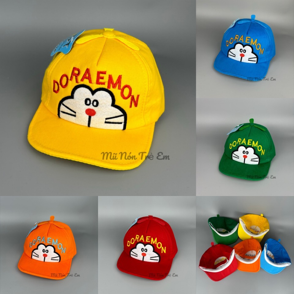 NÓN KẾT DOREMON CHO BÉ TRAI - MŨ LƯỠI TRAI DOREAMON TRẺ EM