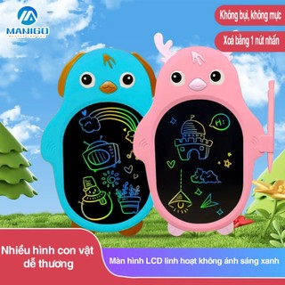 Bảng vẽ tự xóa thông minh đa sắc Manigo KSD01 8.5inch màn hình LCD chống bức xạ ánh sáng an toàn thị lực bảo hành 1 năm