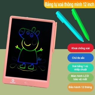 Bảng vẽ tự xóa Manigo KS0120 12 inch màn hình đa sắc công nghệ bảo vệ mắt bảo hành 1 đổi 1 trong 12 tháng