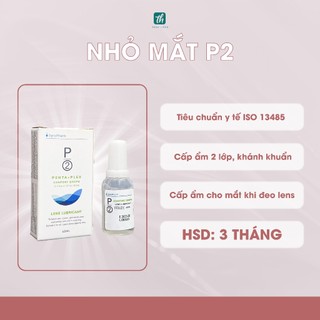 Nhỏ mắt P2 Comfort Drops THÚY LENS cấp ẩm cho kính áp tròng