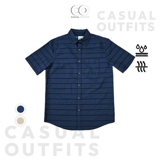  Áo sơ mi nam tay ngắn style cổ điển 100% cotton - 2 Màu