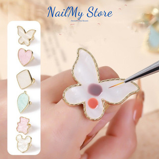Nhẫn pha màu, đựng màu vẽ nail - nhẫn phối màu sơn gel chuyên dụng làm móng