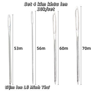 Set 4 kim khâu len 🪡