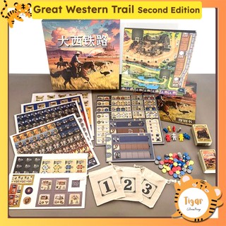 Boardgame Great Western Trail: Second Edition bản Trung Cao Bồi Miền Viễn Tây