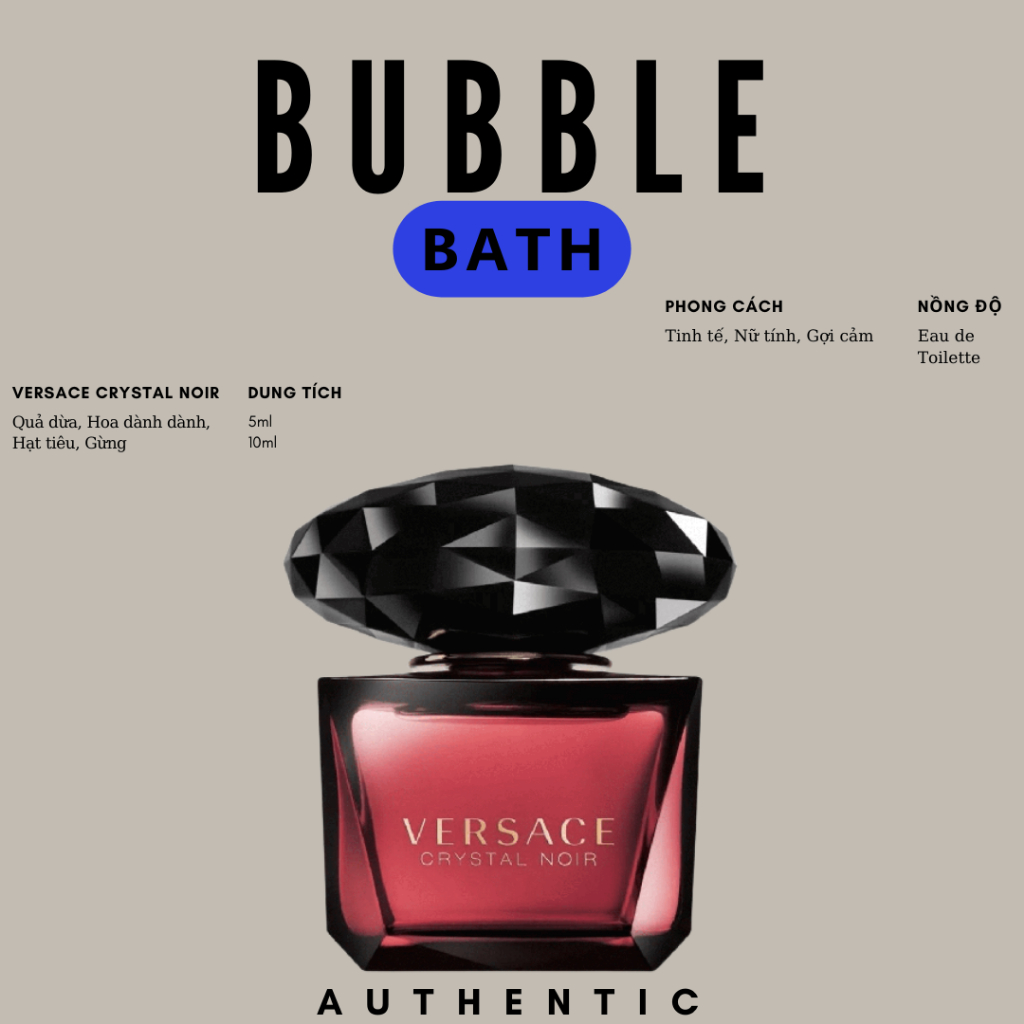Nước Hoa Versace Crystal Noir