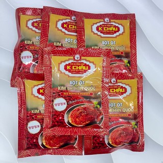 Bột ớt kim chi hàn quốc chuẩn vị 100% ớt nhập khẩu hàn quốc gói 100g loại