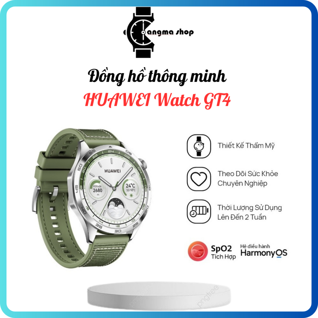 Đồng Hồ Thông Minh HUAWEI WATCH GT4 46mm - Theo Dõi Sức Khỏe Chuyên Nghiệp, thông minh