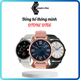 [Nhỏ nhắn dành cho nữ] Đồng hồ thông minh DT66 - Hình nền cá nhân, thông báo tiếng Việt