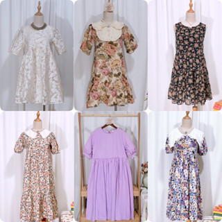 nhiều mẫu - váy đầm baby doll hoa nhí đáng yêu