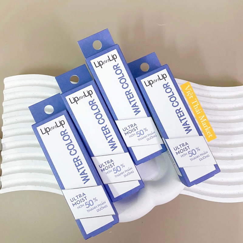 [Nhật Bản] Son Thỏi Lì Liponlip Water Color Dưỡng Môi Mềm Lên Màu Chuẩn Không Khô Môi Đỏ Cam Hồng Mậ