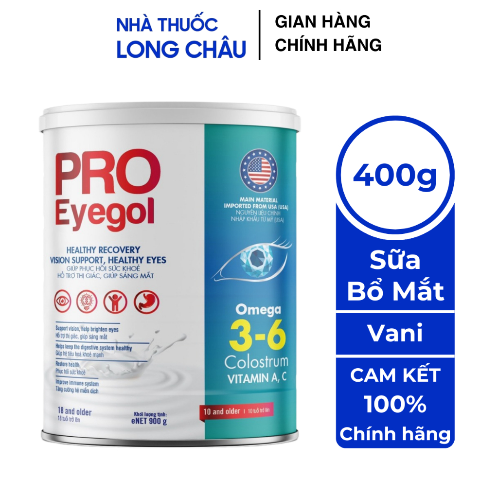 Sữa bổ mắt ProEyegol Sữa cho người cao tuổi chính hãng Japa Kids