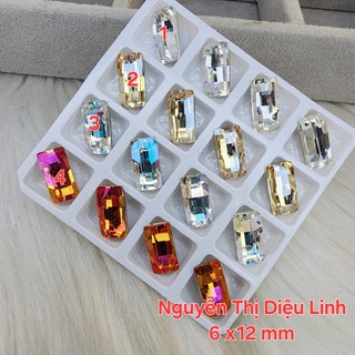 Đá khối K9 hình chữ nhật mặt cắt 6x12 mm
