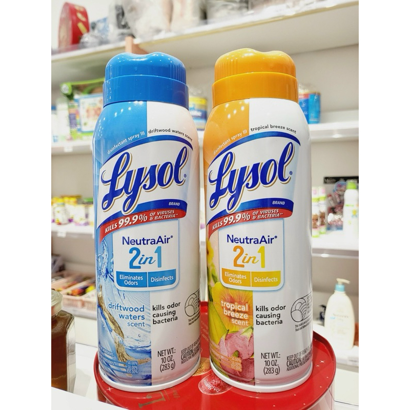 [US] LYSOL XỊT PHÒNG NEUTRA AIR 2 IN 1 KHỬ TRÙNG KHỬ MÙI