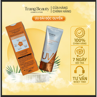 (MẪU MỚI 2024) Kem Chống Nắng Geo Happy & Please Skin Fit Sunblock SPF50+ PA+++ 100ml Vật Lý Kiềm Dầu Cho Mặt Và Cơ Thể