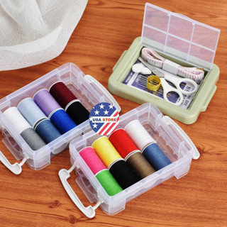Bộ Kim Chỉ May Vá Đa Năng Nhỏ Ngọn Tiện Lợi - Kim Khâu, Chỉ, Kéo, Thước Dây, Đủ Size Màu Mini