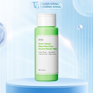 Bột rửa mặt làm sạch sâu và thu nhỏ lỗ chân lông cà chua xanh Green Tomato Sungboon 50g