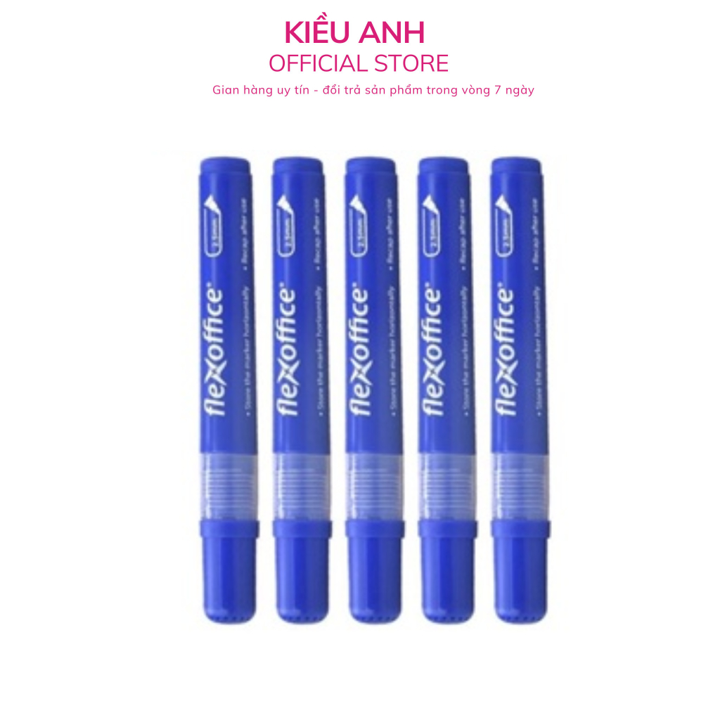 Combo Bút lông bảng FlexOffice FO-WB02-VPP Kiều Anh