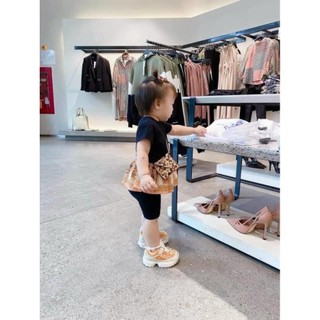 Quần legging chất siêu co dãn đẹp thấm mồ hôi cho bé