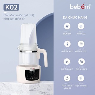 Máy đun nước và hâm nước pha sữa điện tử K02 Beborn