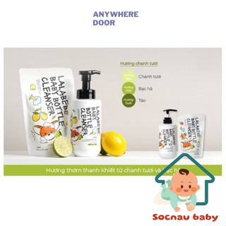 Nước rửa bình thuần chay Lalabebe K-Mom dạng bọt Hàn Quốc cho bé