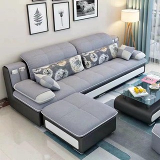 Bộ Sofa Băng 2m gồm Bàn trà + 1 đôn lớn + 2 đôn nhỏ. Sofa phòng khách. Free Ship Hà Nội