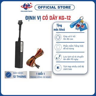 Thiết Bị Định Vị, Định Vị GPS Xe Máy, Ô tô VINA BOSS TRACK KG12 Bảo Hành 12 Tháng Chính Hãng