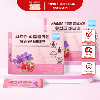 Collagen Lựu Đỏ Nhụy Hoa Nghệ Tây Saffron Hàn Quốc Chính Hãng