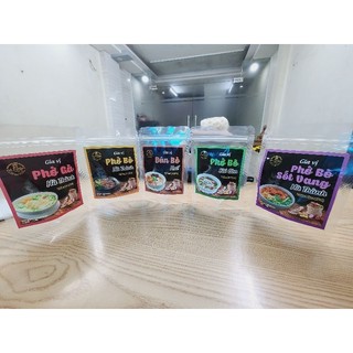 [Compo Tuần] 5 gói Gia Vị Thảo Mộc Nấu Bún Phở Mỗi Ngày 1 Vị - Thơm Ngon Hấp Dẫn