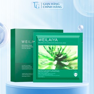 Mặt nạ tái sinh cỏ vạn năm Weilaiya (Hộp 10 miếng) - Weilaiya Resurrection Grass Moisturizing Facial Mask