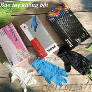 Bao tay y tế - không bột/ có bột