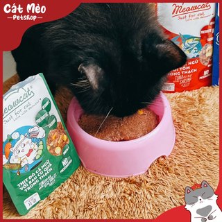 [Pate Meowcat] Pate Cho Mèo Gói 70g Nhiều Vị