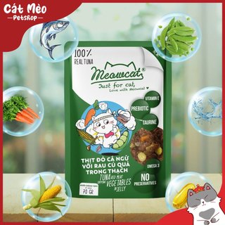 [Pate Meowcat] Pate Cho Mèo Gói 70g Nhiều Vị