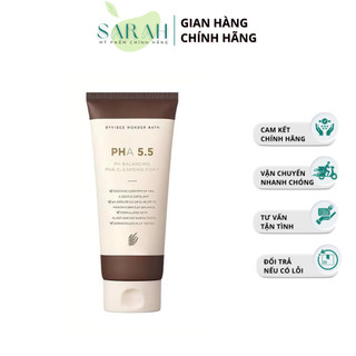 Sữa Rửa Mặt Wonder Bath PHA 5.5 Hàn Quốc - Làm Sạch Da Dịu Nhẹ, Duy Trì Độ Ẩm Tự Nhiên (130ml)