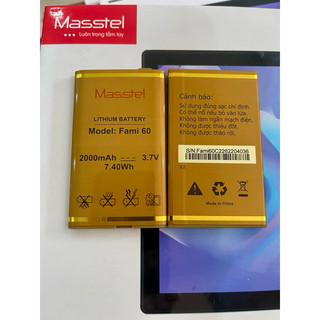 Pin điện thoại Masstel Fami 60; fami 60 v2