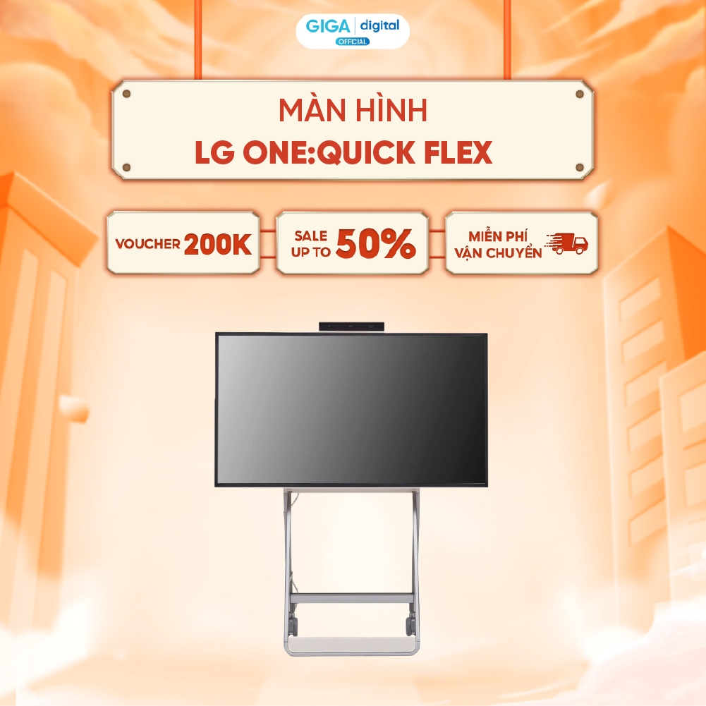 Màn hình LG One:Quick Flex - Màn hình tương tác thông minh, chạm vẽ mư