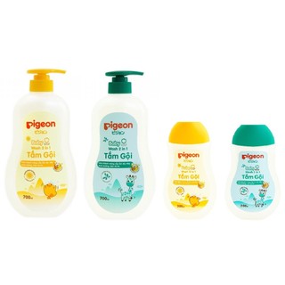 Sữa tắm gội 2in1 Pigeon Nhật chai 200ml