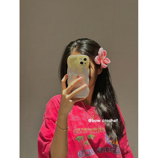 Kẹp tóc hoa sứ handmade